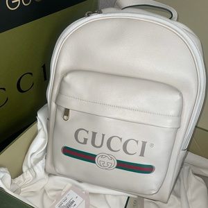 Gucci leather backpack